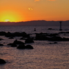 森戸の夕日