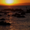 森戸の夕日