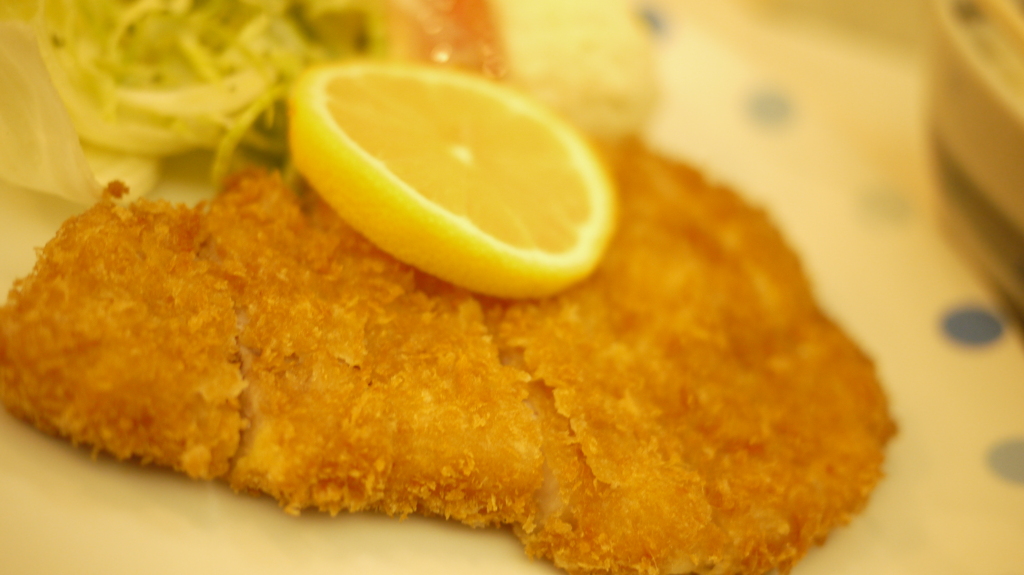 とんかつ定食　ズームver.
