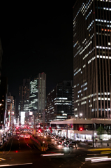 梅田新道の夜景