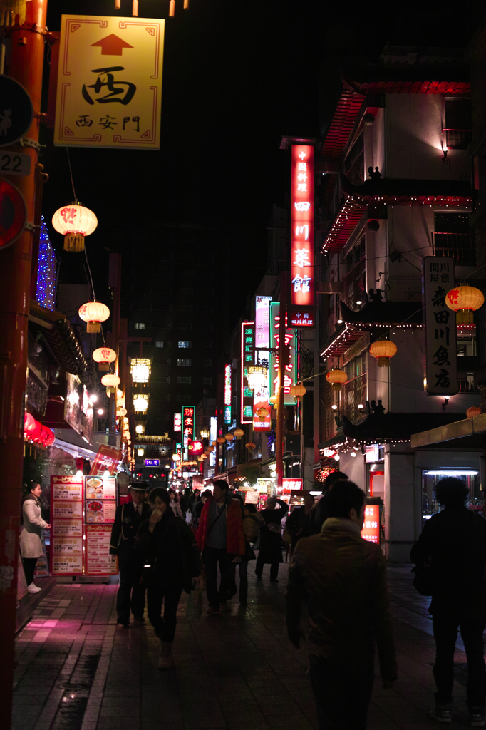 南京町の夜景