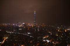 台湾　台北の夜景