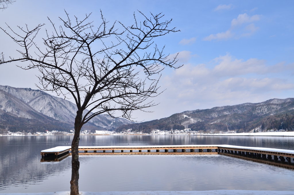 冬の木崎湖1 by ginkosan （ID：1583568） - 写真共有サイト