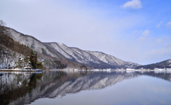 冬の木崎湖２