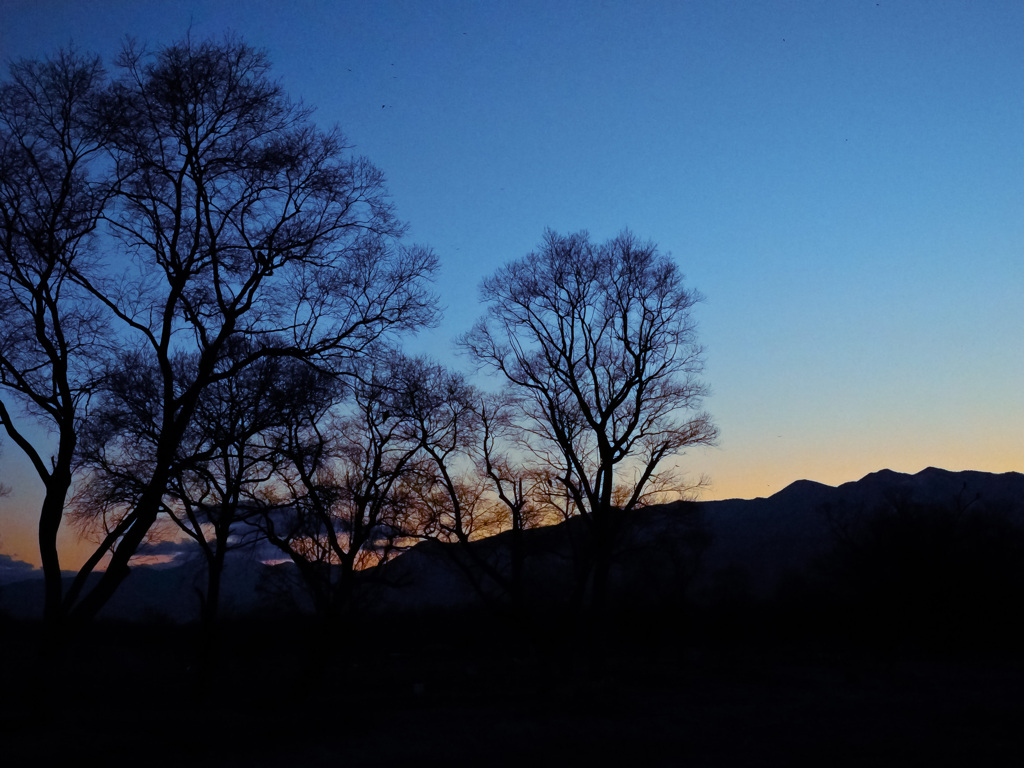 安曇野夕景Ⅲ