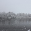 雪の福岡堤