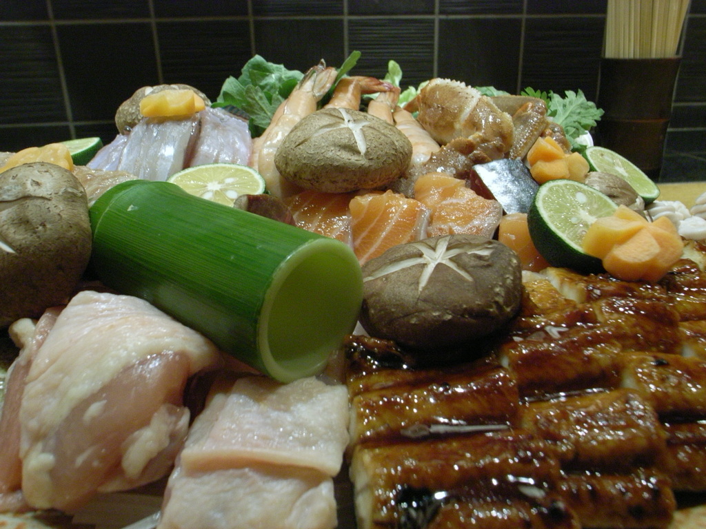 寄せ鍋盛り付け