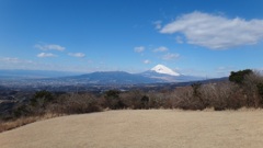 2011年2月18日　丹那　テイクオフから富士山方面