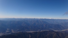 2011年1月7日　朝霧フライト　天子湖からずっと西へ行く機体
