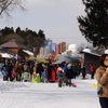 雪祭りの賑わい。