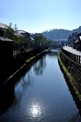 江戸の風情を残す町にて