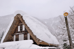 五箇山　街灯