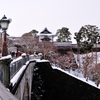 雪の石川門