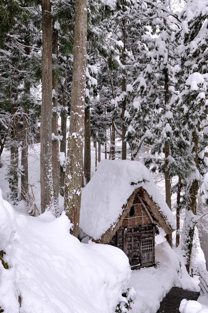 五箇山　極寒の流刑小屋