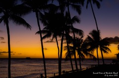 Sunset View at Waikiki Beach2