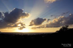 Sunrise from near Diamond Head