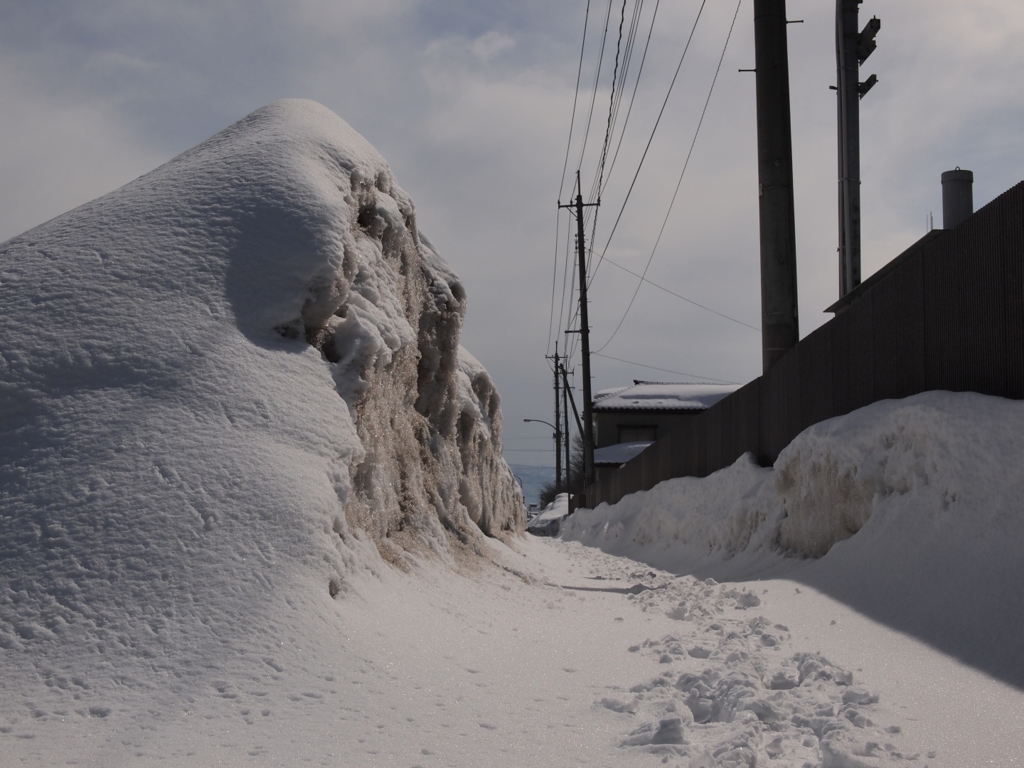 雪の壁
