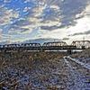 The banks of snow