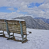 Lonely　Bench　in　the　Snow