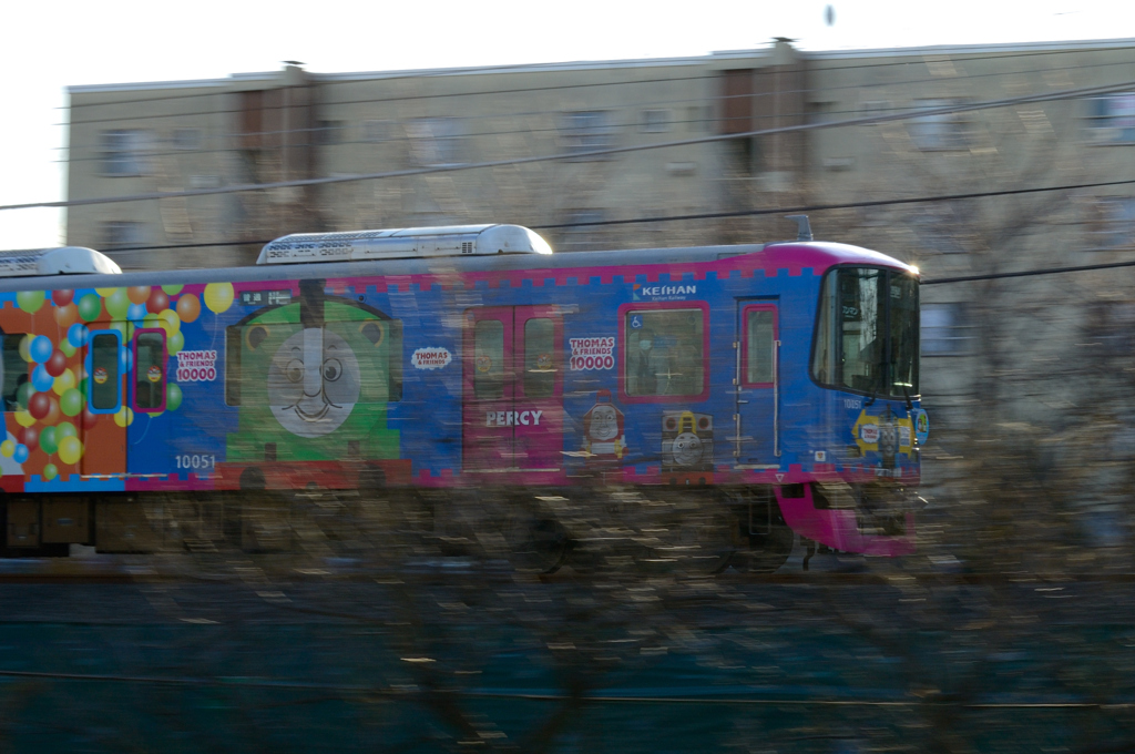 トーマス電車　往路