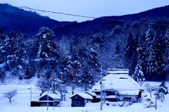 山里の冬