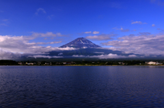 河口湖より
