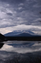雲りの富士
