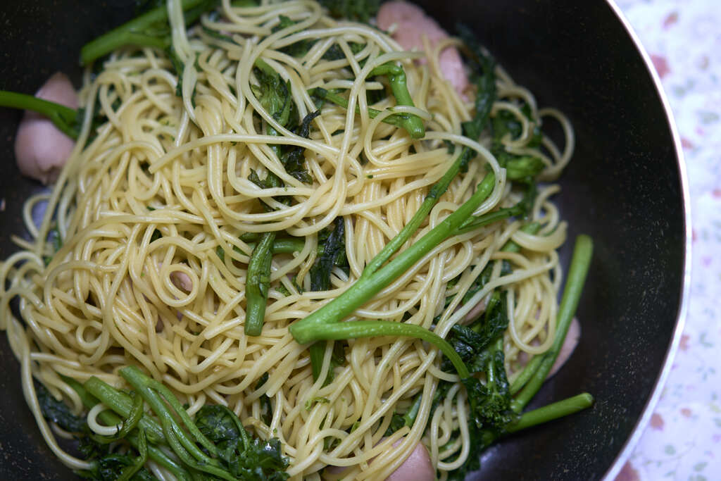 菜の花パスタ