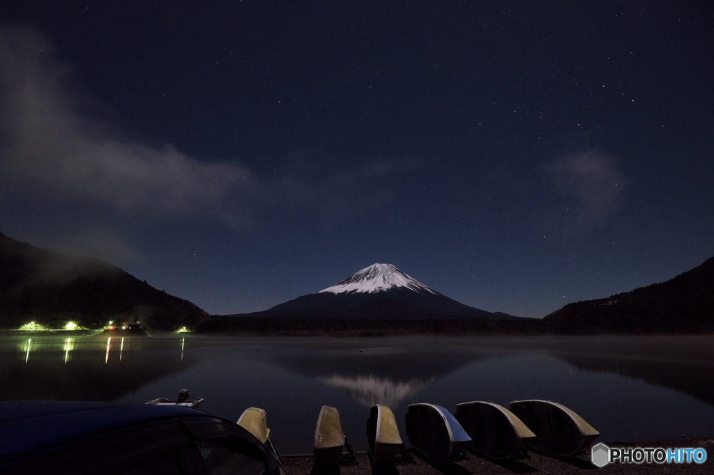 富嶽よ永遠に～月夜の精進湖