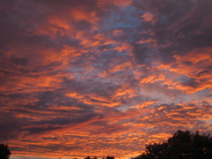 去りし夕焼け