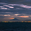 富嶽よ永遠に～海越しの夕景