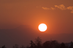 富嶽よ永遠に～夕陽と並んで