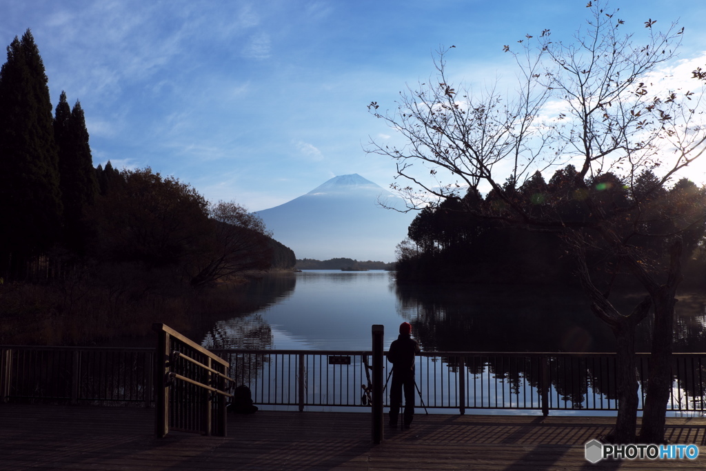 富嶽よ永遠に～朝のテラス