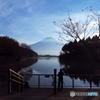富嶽よ永遠に～朝のテラス