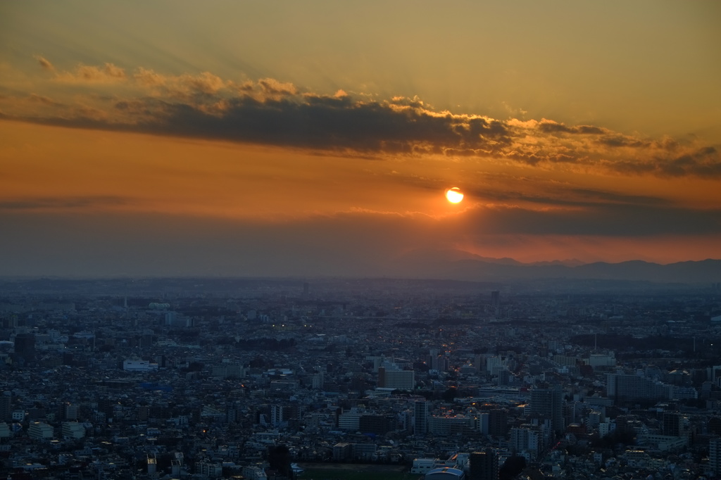 今日の夕焼け２．２１