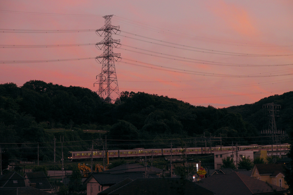 夕焼け電車