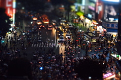 雨の渋谷