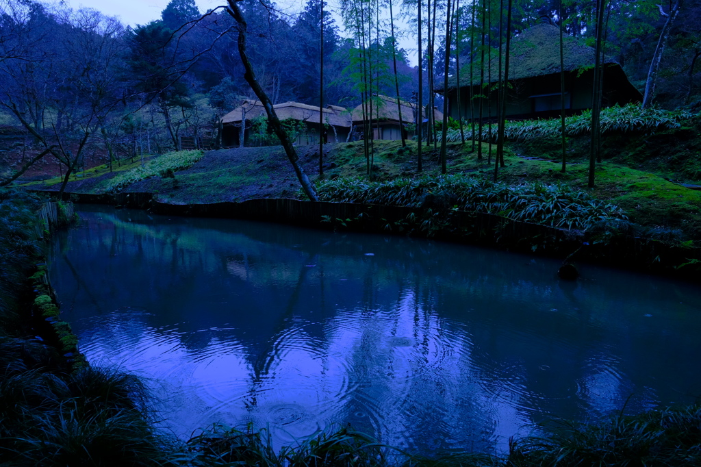 日暮の西山荘