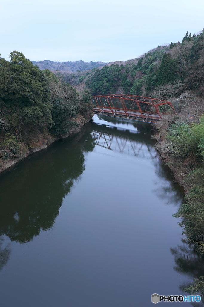 錆びた橋発見