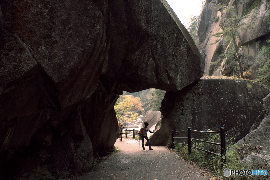 昇仙峡の記念に一枚