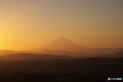 富嶽よ永遠に～オレンジシルエット