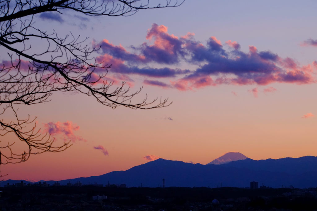 富嶽よ永遠に～横浜の夕焼け