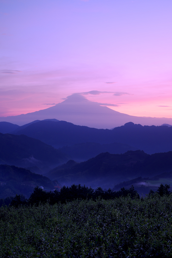 富嶽よ永遠に～初秋吉原の茜