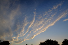 ２層の雲