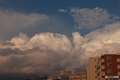 東京の雷雨雲