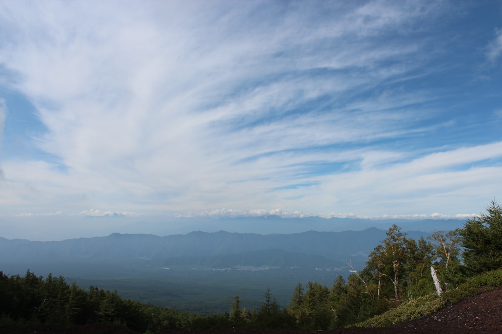富士山五合目より