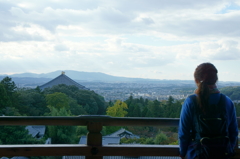 大仏殿を眺める