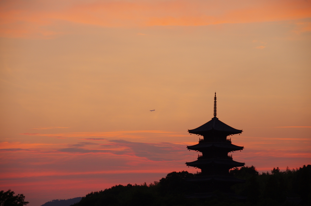夕暮れ