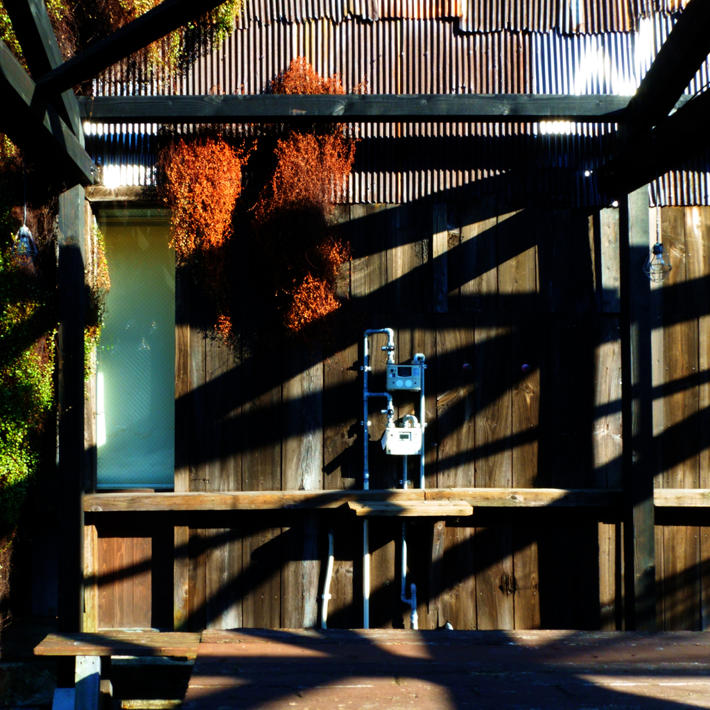 構成-321／板壁と混影