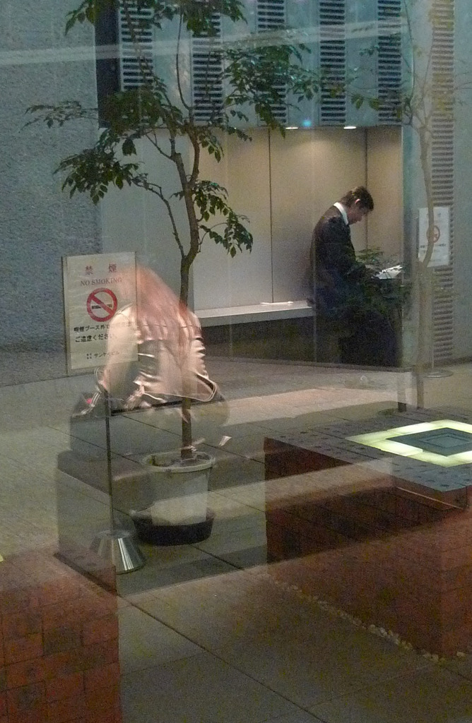 反射-35／Two people who can worry